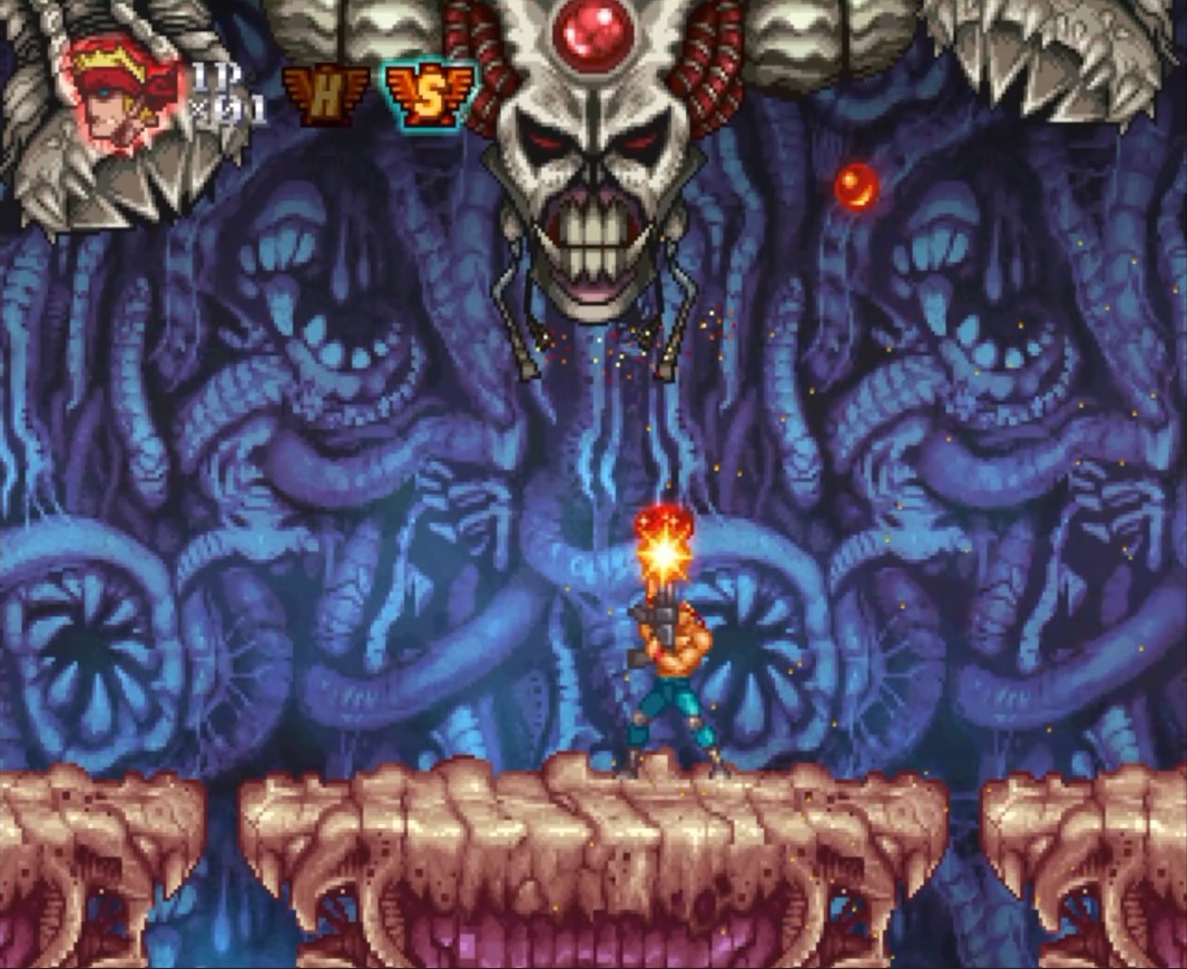 Contra ReBirth - геймплей игры на Nintendo Wii